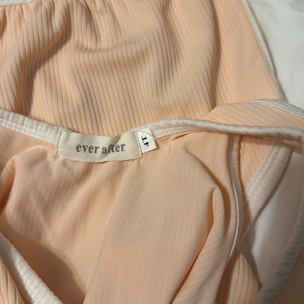 Retro Ribbed Two Piece Bathing Suit - Picture 6 of 6